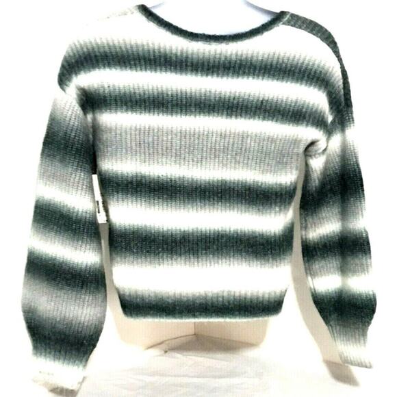 No Boundaries Size L 11-13 Pullover Sweater COLOR Green/White NWT - Picture 2 of 8